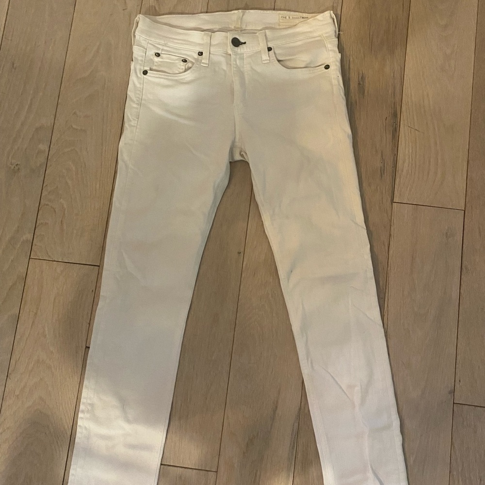 Rag & Bone white jeans